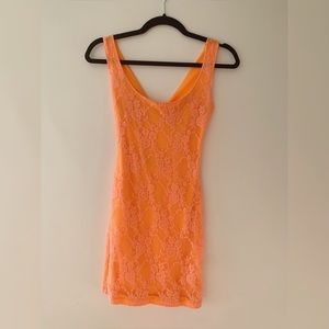 Clémentine Orange Dress